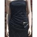 Black and Silver Cocktail Dress size 12