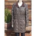 Brown Ladies Puffer Jacket from Cecil GmbH Germany size 10/12