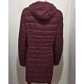 Maroon Puffer Jacket is a size 16/18