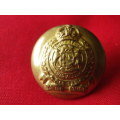 SA RAILWAYS POLICE  LARGE BRASS KC TUNIC BUTTON OD. APPROX 28.3mm -  MADE BY SA MINT.