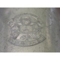 SOUTH AFRICAN CALEDONIAN PEWTER MUG - INSCRIBED AS SHOWN
