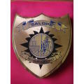 RHODESIA - OPERATION SALOPS -  COPPER & ENAMEL PLAQUE - MADE BY SPACE AGE PRODUCTS