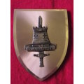RHODESIA GUARD FORCE   COMMEMORATIVE COPPER ON RESIN WALL PLAQUE