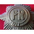 SOUTH AFRICAN POLICE RESERVE ? EARLY BRASS CAP BADGE     (4467)