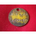 BRITISH SOUTH AFRICA COMPANY. - BSACo -  HUT TAX TOKEN  FOR FEMALE 1909/10 - AREA "A"  -   (4540)