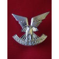RHODESIAN ARMY - SELOUS SCOUTS SILVER ANODISED OR'S BERET BADGE - UDI (65)