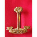 GREAT BRITAIN - ROYAL WEST AFRICAN FRONTIER FORCE -  BRASS CAP BADGE -  (V128)
