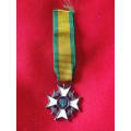 RHODESIA - GRAND COMMANDER OF THE LEGION OF MERIT  (GCLM) MINIATURE WITH RIBBON   (5118)