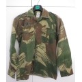 RHODESIAN ARMY L/ SLEEVE CAMO SHIRT - INNER SLEEVE 49CM/19.25" ARMPIT-ARMPIT 53CM/21" (3235)