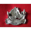 RHODESIAN ARMY - GREY'S SCOUTS SILVER ANODISED CAP BADGE    (5396)