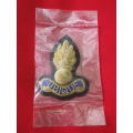 RHODESIAN ENGINEERS OFFICERS BERET BADGE MADE IN GB LATE WAR - EX STORES -   (245)