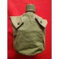 RHODESIAN ARMY WATER BOTTLE + POUCH + FIRE BUCKET    (5497)