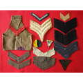 SADF - UNION FORCES - LOT OF CLOTH RANKS ETC, AS SEEN        (5606)