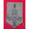 RHODESIA - GUARD FORCE CLOTH BADGE FOR CAMMO CAP    - UNCOMMON      (3452)
