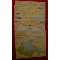 RHODESIA - LOT 8 X  AREA MAPS - NATIONAL PARKS + SALISBURY + BULAWAYO  - BY "SHELL"     (6148)