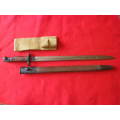 BRITISH P1907 RHODESIAN ARMY ISSUED BAYONET MADE BY CHAPMAN + SCABBARD + FROG - SEE MORE BELOW(3509)