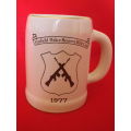 RHODESIA - BSAP - HATFIELD PR + NEW SERUM RIFLE CLUBS, MUG  1977    (1041)