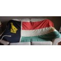 ZIMBABWE RHODESIA FLAG - BY  WILLIAM SMITH & GOUROCK - GOOD CONDITION  SIZE 179 cm X 83 cm    (7217)