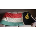ZIMBABWE RHODESIA FLAG - BY  WILLIAM SMITH & GOUROCK - GOOD CONDITION  SIZE 179 cm X 83 cm    (7217)