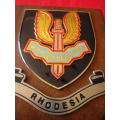 RHODESIA - SAS PLAQUE - MADE IN SA    (7346)