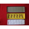 BRITAINS TOY SOLDIERS - 6 X COLDSTREAM GUARDS + ORIGINAL BOX - AS NEW   (3990)