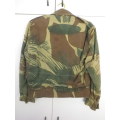 RHODESIAN ARMY CAMMO "BUNNY JACKET" (MODIFIED FROM A STANDARD JACKET) WITH LINING  -SIZE 1   (7507)