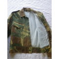 RHODESIAN ARMY CAMMO "BUNNY JACKET" (MODIFIED FROM A STANDARD JACKET) WITH LINING  -SIZE 1   (7507)