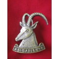 SOUTHERN RHODESIA ARMOURED CAR REGT. WW2 CAST CAP BADGE - FROM E AFRICA /ABYSSINIAN CAMPAIGN ERA (12