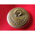 TRANSVAAL TOWN POLICE - WHITE METAL TUNIC BUTTON - EARLY POST BOER WAR - OD 21mm  (7682)