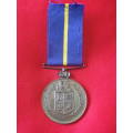 SAP - FULL SIZED MEDAL FOR FAITHFULL SERVICE (10 YEARS) - RECIPIENT ENGRAVED  (4782)