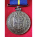 SAP - FULL SIZED MEDAL FOR FAITHFULL SERVICE (10 YEARS) - RECIPIENT ENGRAVED  (4782)