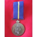 SAP - FULL SIZED MEDAL FOR FAITHFULL SERVICE (10 YEARS) - RECIPIENT ENGRAVED  (4782)