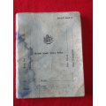 RHODESIA BSAP - BOOK 6 - NOTEBOOK - SOME PAGES FILLED IN - SEE BELOW - WATER DAMAGE (564)