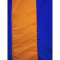 BOPHUTHATSWANA NATIONAL FLAG  -  180 x 120CM- 1986  - MINOR DAMAGE ON ORANGE STRIPE AS SEEN (6078b)