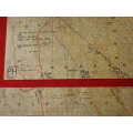 RHODESIA NATIONAL PARKS - 2 X MAP SECTIONS OF MATOPOS NP. - USED ON PATROLS    (8068)