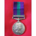 BRITISH GENERAL SERVICE MEDAL + CYPRUS BAR - QE II ISSUE - TO 4134632 CPL. PJ HARVEY RAF (4032)