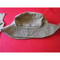 SADF - `BOSHOED` + CORPORALS BRASSARDS - MINOR HOLES ON HAT - SIZE 59cm/23`   (2931)