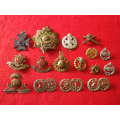 BRITISH ARMY  - LOT OF REGIMENTAL BADGES- SEE PICS FOR QUANTITY AND QUALITY (8498)