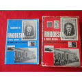 `RHODESIA - A POSTAL HISTORY ` HC + DW BOOK + SOFT COVER BOOKLET -  BOTH SIGNED    (1030)