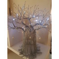 Absolutely Stunning & Unusual Handmade Table Light with Fairy Lights / Battery Operated