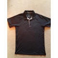 Late Entry! Men's Black "Oakley" Golf Shirt / Size L /In Excellent Condition / Bargain Starting Bid!