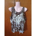 Hippy Tie Dyed Top by TRS (Truworths) with Open Back Size: 38