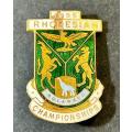 Rhodesia - 1955 Bowling Championship Pin Badge