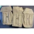 SADF - Lot of 3 Ammo Webbing Pouches
