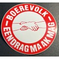 AWB - The Afrikaner Weerstandsbeweging  - Afrikaner Resistence Sticker