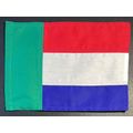 AWB - The Afrikaner Weerstandsbeweging  - Afrikaner Resistence Movement 4 Kleur Desk Flag