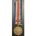 SADF - Full Size MMM Medal with Second Award Protea Bar