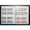 Collection of beaches stamps