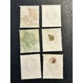 Rhodesia and Nyasaland stamps x 6