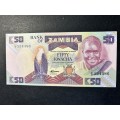 Zambia 50 Kwacha 1986-1988.